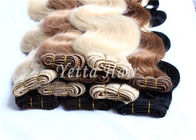 Multi Colored Real Brazilian Human Hair Extensions With Soft And Luster