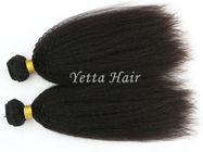 Real Tangle Free Kinky Straight Peruvian Hair Weave For Black Women